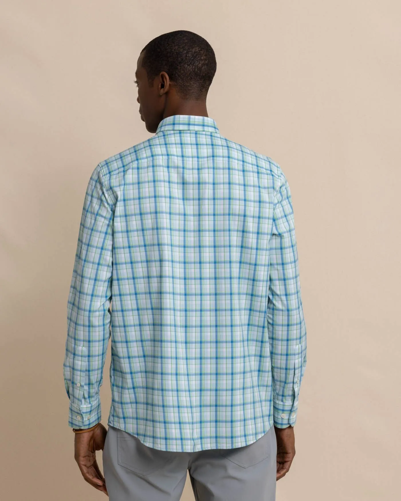 brrr°® Whalehead Plaid Intercoastal Sport Shirt sold by Southern Tide product image thumbnail 4