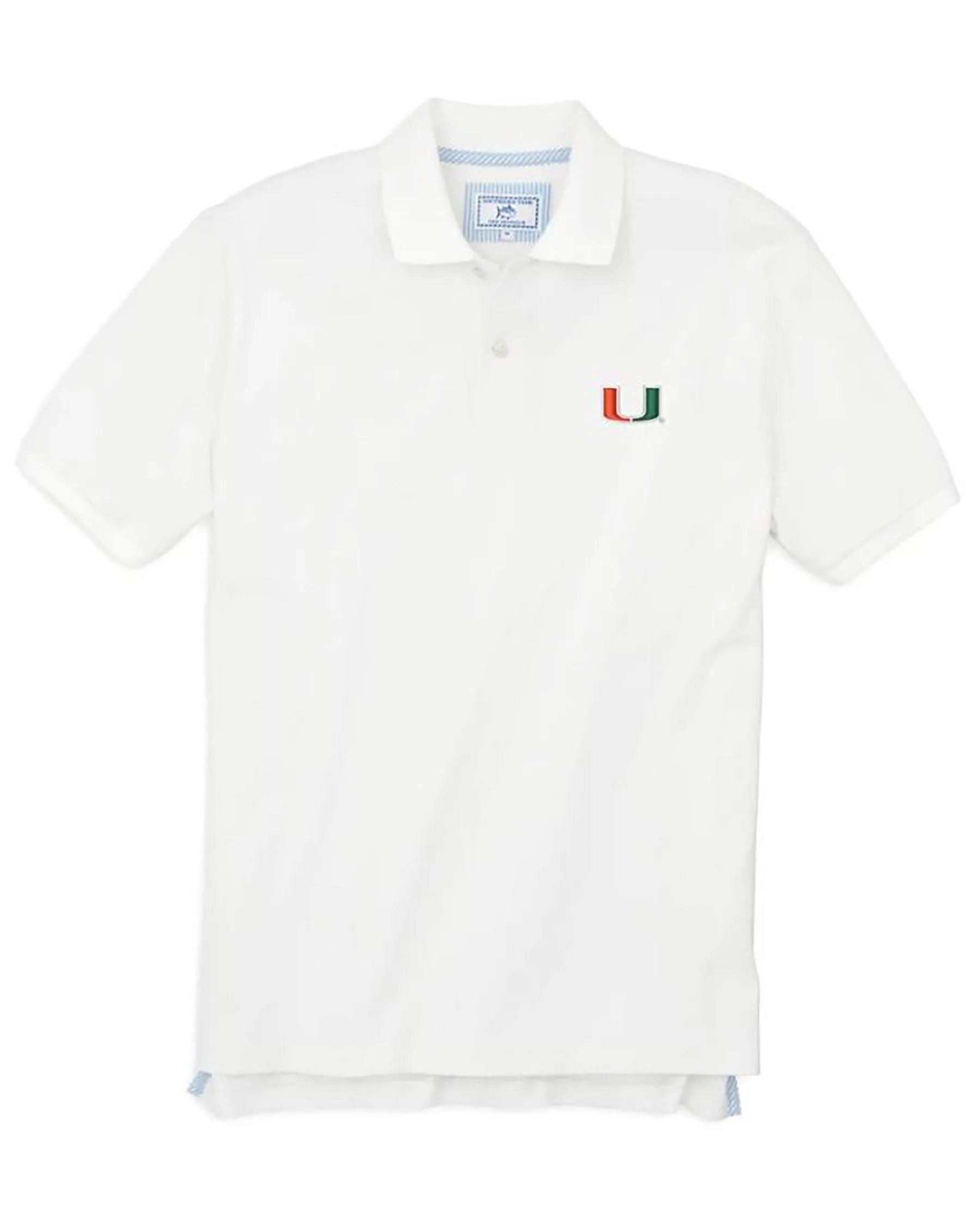 Miami Hurricanes Pique Polo Shirt sold by Southern Tide product image thumbnail 3