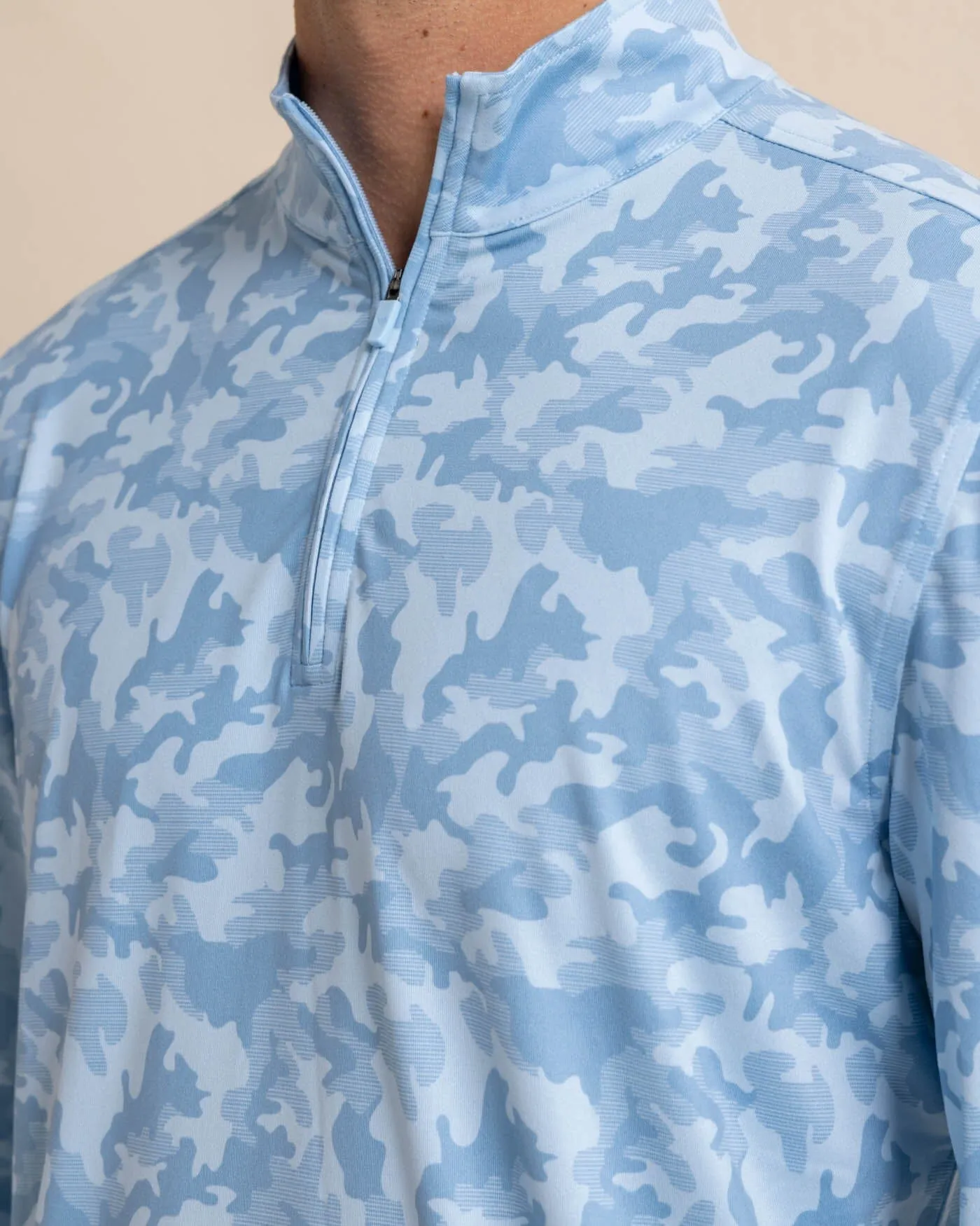Island Camo Print Cruiser Quarter Zip sold by Southern Tide product image thumbnail 3