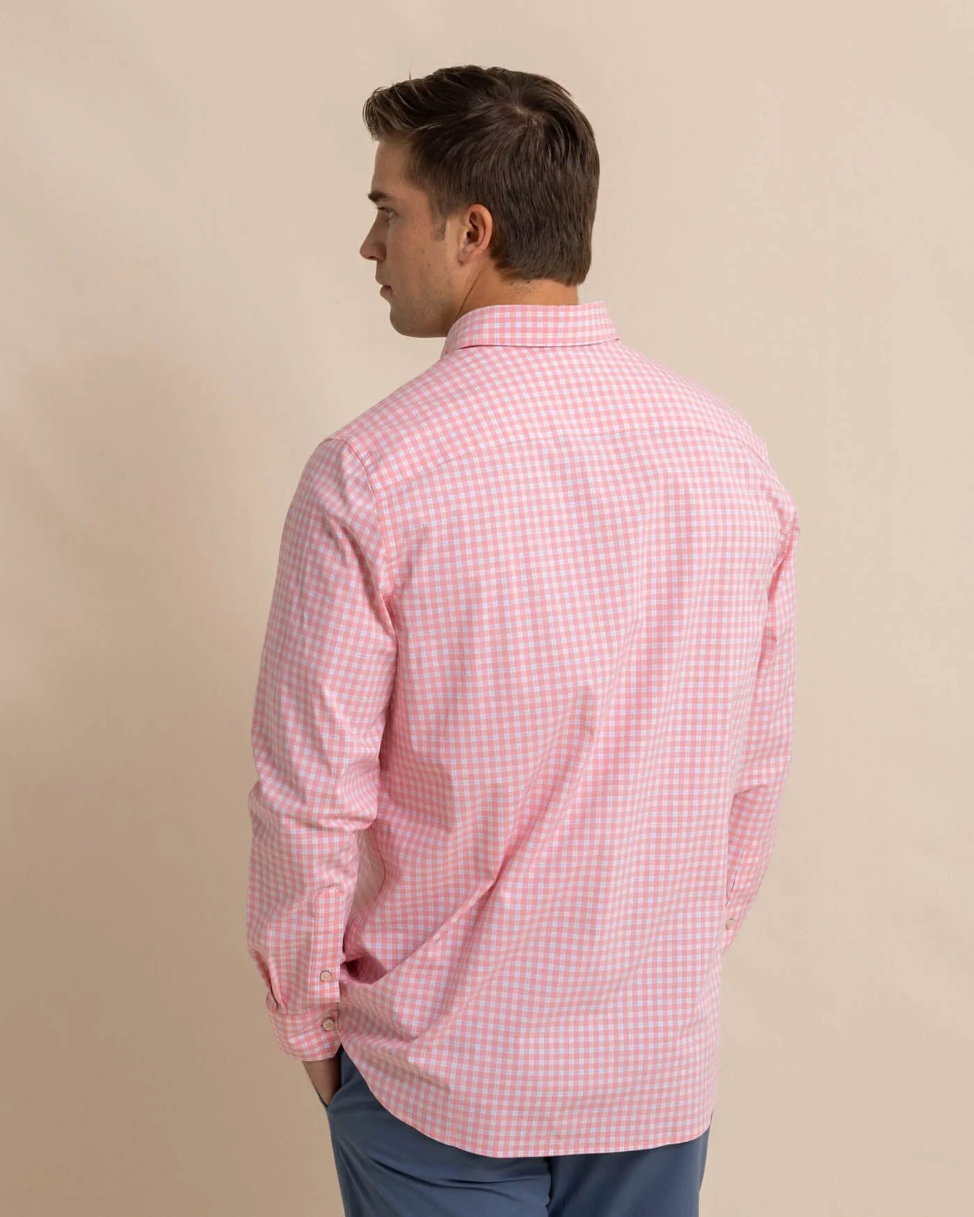 Charleston Roanoke Check Long Sleeve Sport Shirt sold by Southern Tide product image thumbnail 4