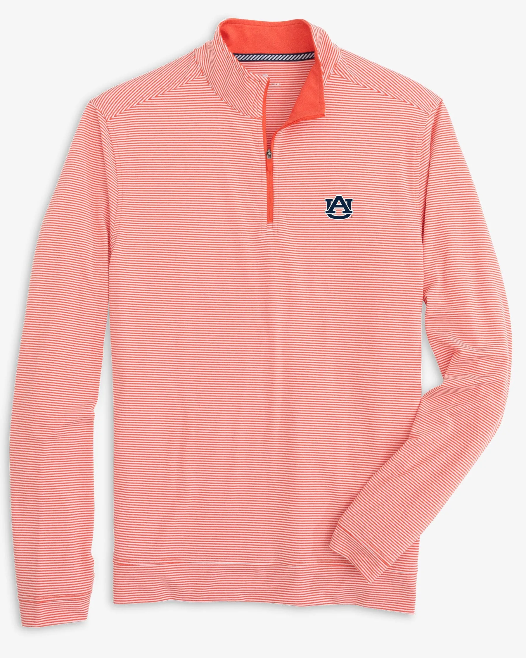 Auburn Tigers Cruiser Micro-Stripe Heather Quarter Zip sold by Southern Tide product image thumbnail 2