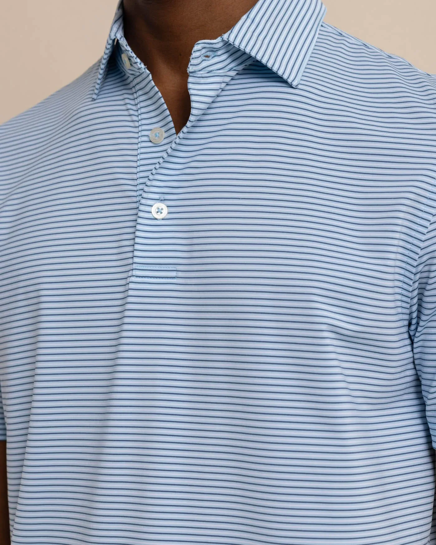 brrr°®-eeze Baytop Stripe Performance Polo sold by Southern Tide product image thumbnail 2