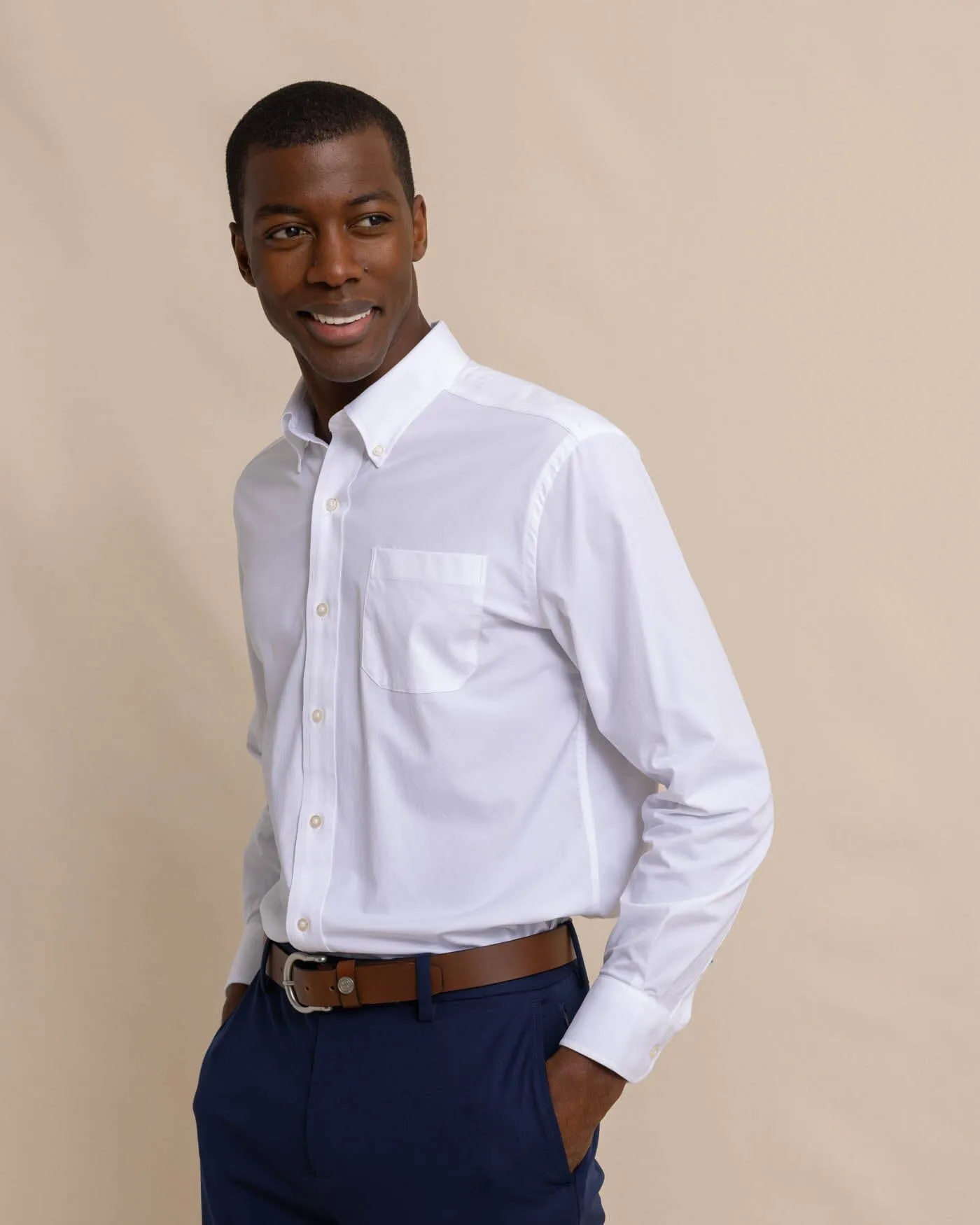 Solid brrr°® Intercoastal Performance Sport Shirt sold by Southern Tide product image thumbnail 3