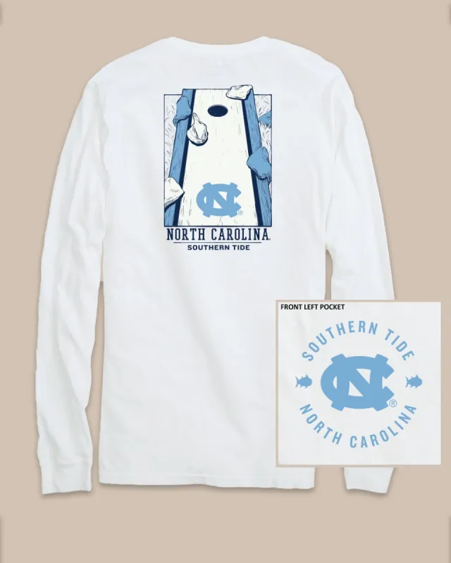UNC Tar Heels Gameday Cornhole Board T-Shirt sold by Southern Tide