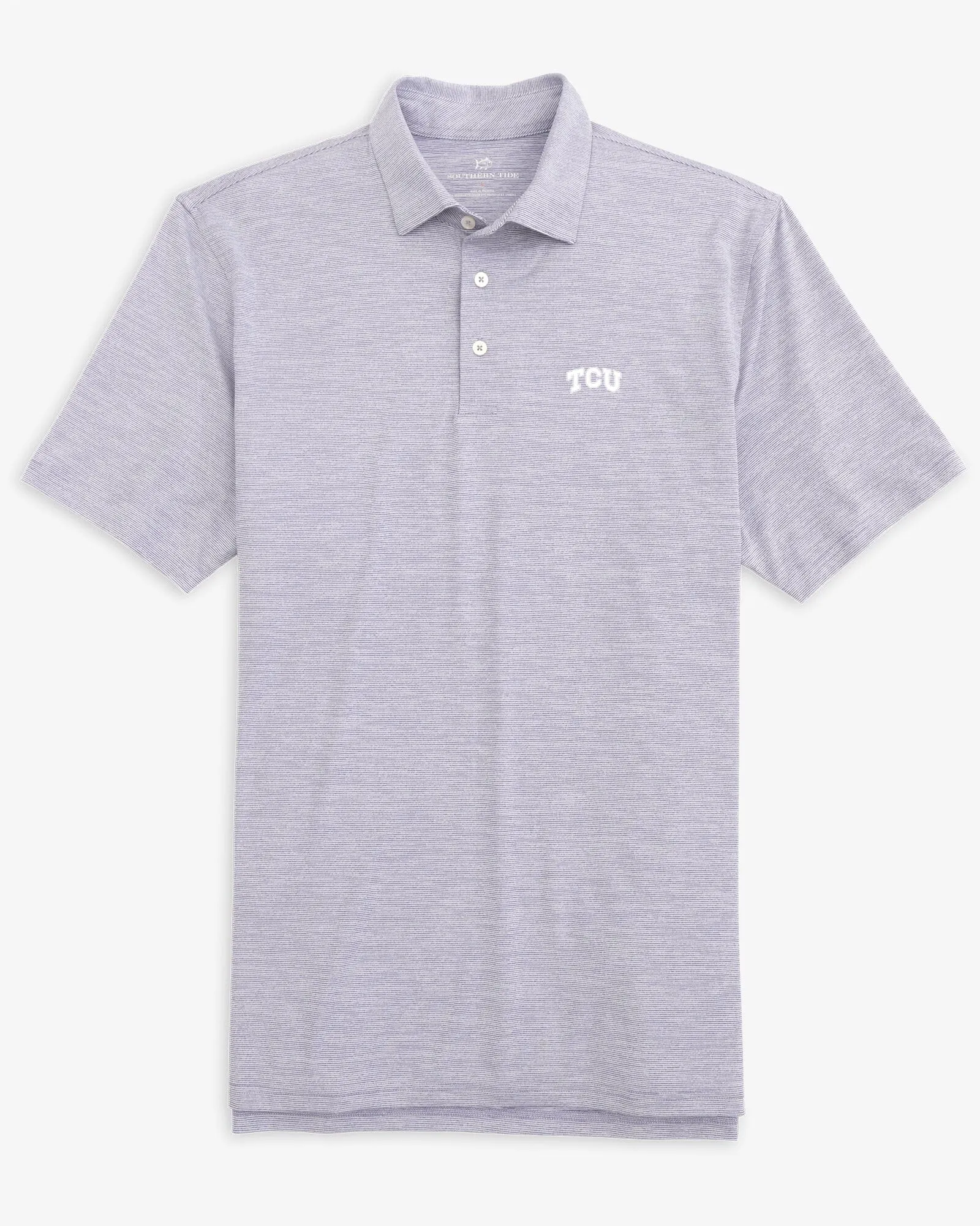 TCU Horned Frogs Driver Spacedye Polo Shirt sold by Southern Tide product image thumbnail 2