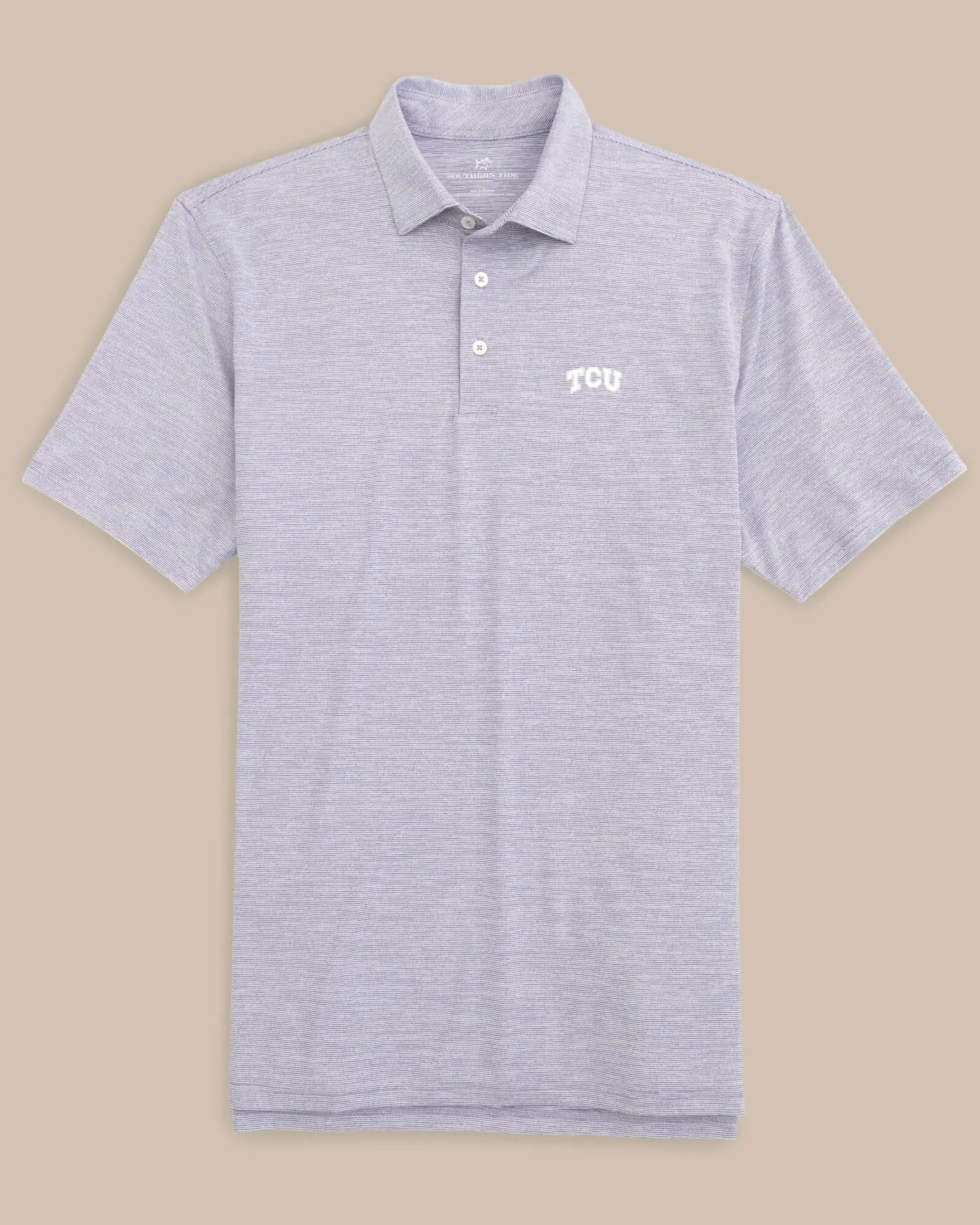 TCU Horned Frogs Driver Spacedye Polo Shirt sold by Southern Tide