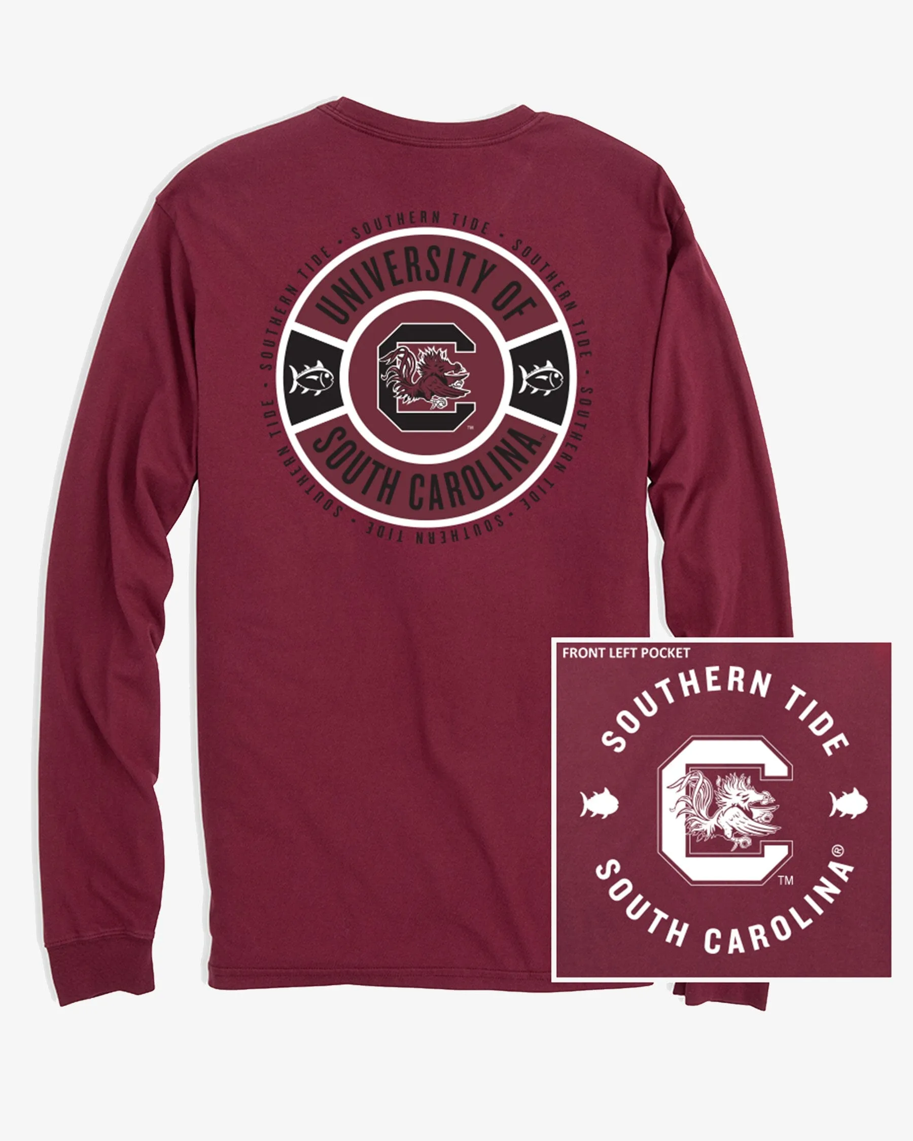 USC Gamecocks Ring Badge T-Shirt sold by Southern Tide