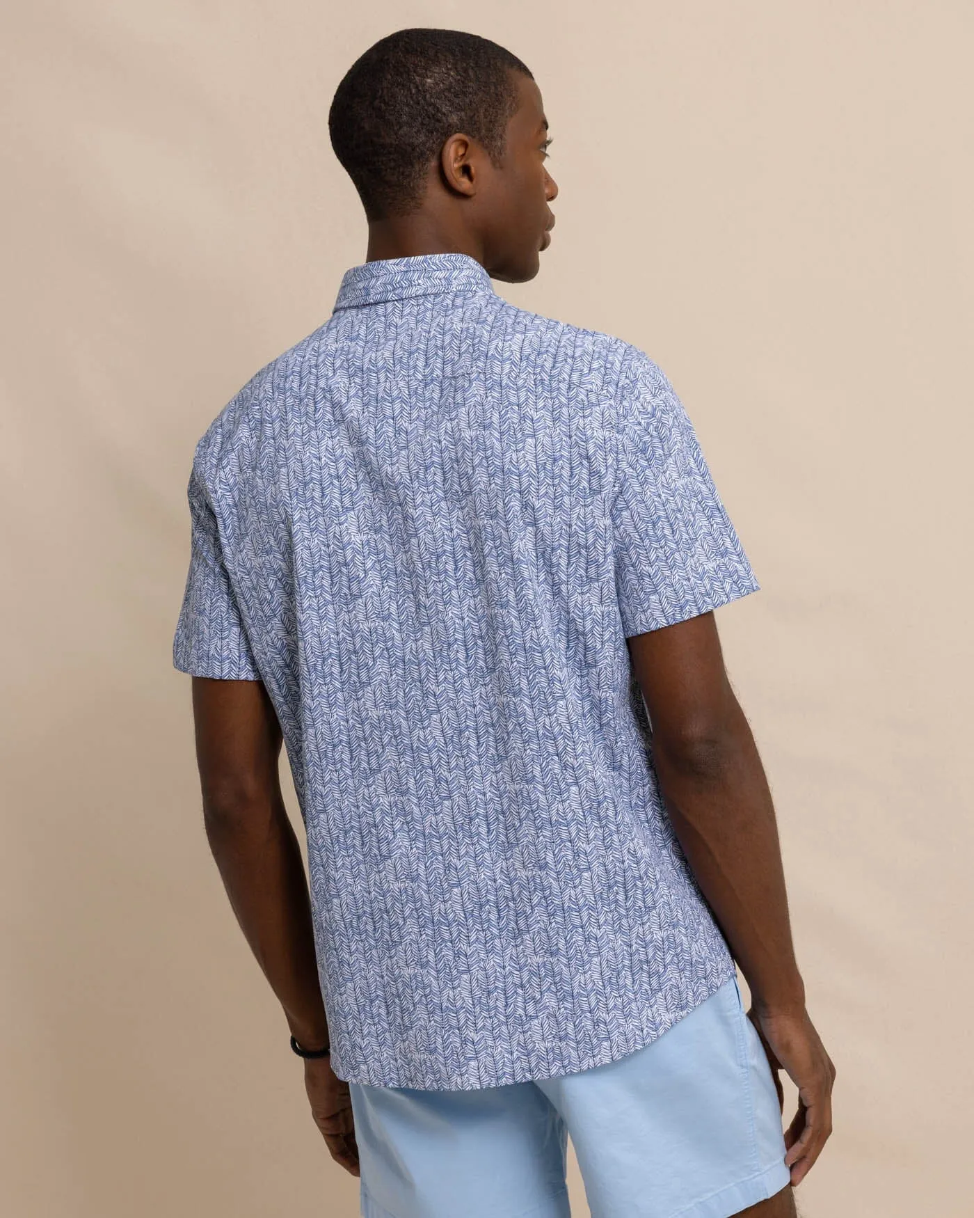 Legally Frond Intercoastal Short Sleeve Sport Shirt sold by Southern Tide product image thumbnail 4
