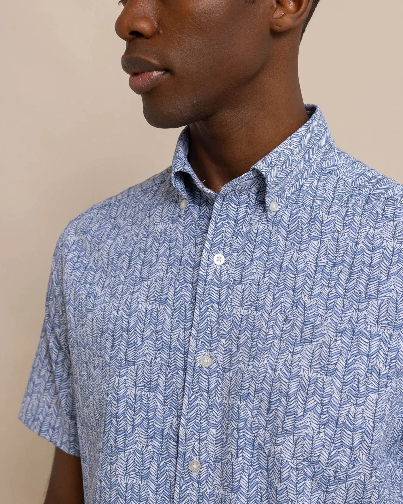 Legally Frond Intercoastal Short Sleeve Sport Shirt sold by Southern Tide product image thumbnail 2