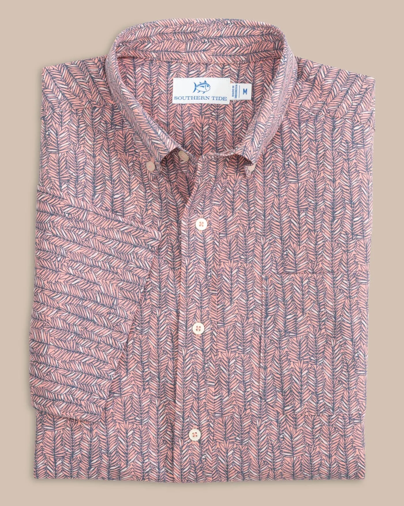 Legally Frond Intercoastal Short Sleeve Sport Shirt sold by Southern Tide product image thumbnail 5