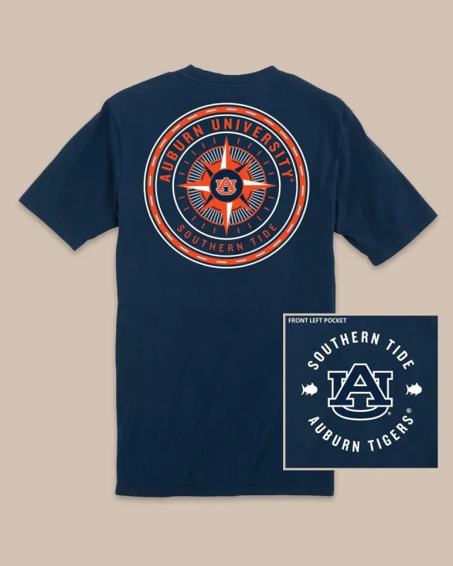 Auburn Tigers Gameday Collegiate Compass T-Shirt sold by Southern Tide