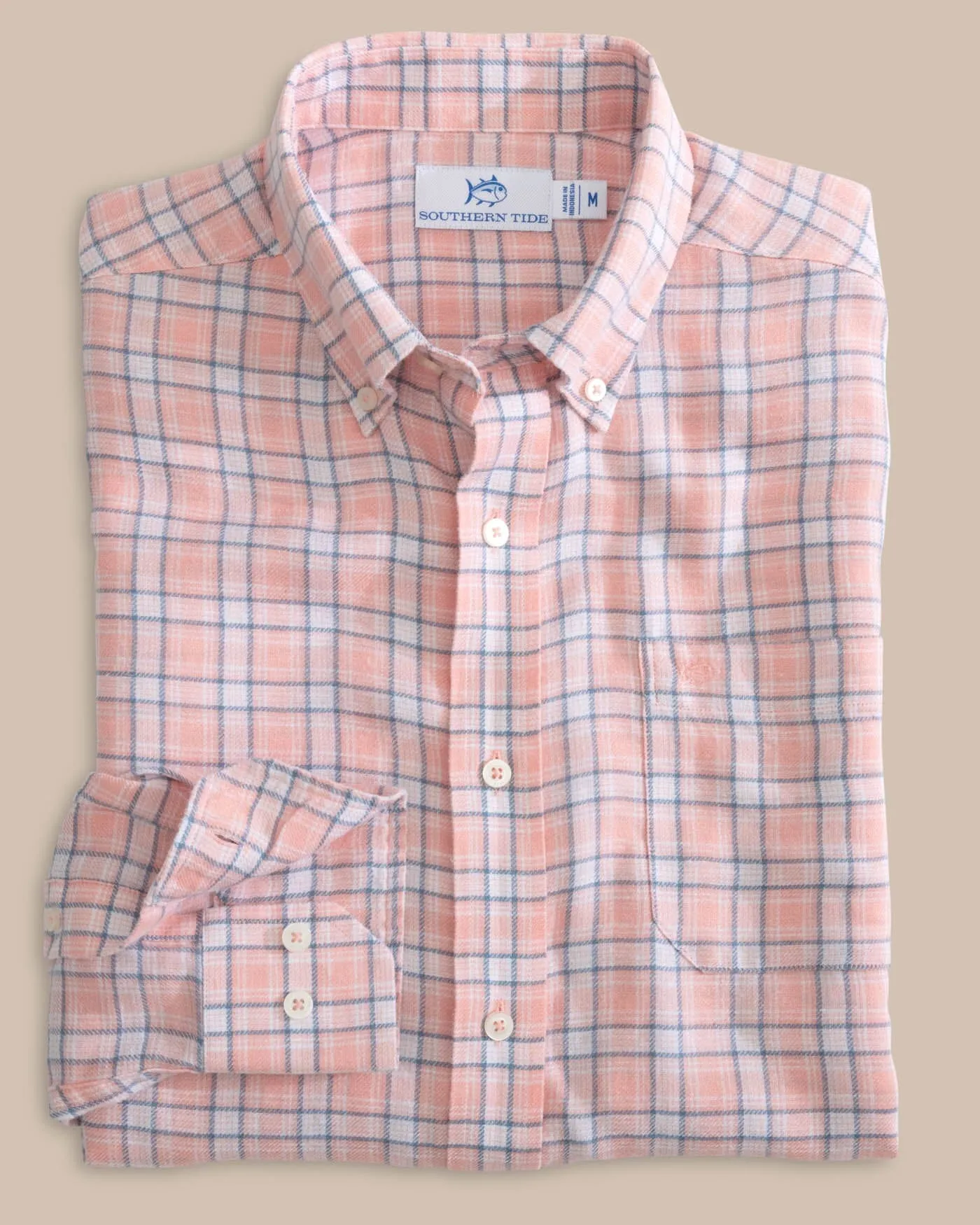 Headland Conestee Plaid Long Sleeve Sport Shirt sold by Southern Tide