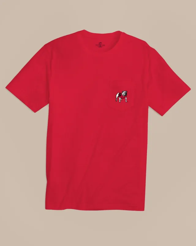 Georgia Bulldogs Gameday Embroidered Short Sleeve T-Shirt sold by Southern Tide