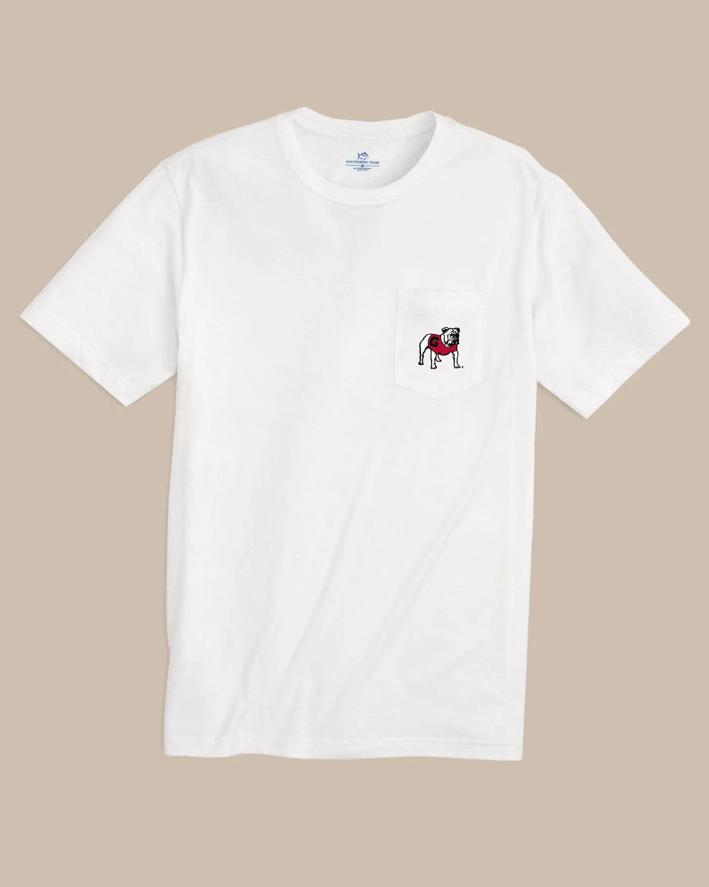 Georgia Bulldogs Gameday Embroidered Short Sleeve T-Shirt sold by Southern Tide product image thumbnail 3