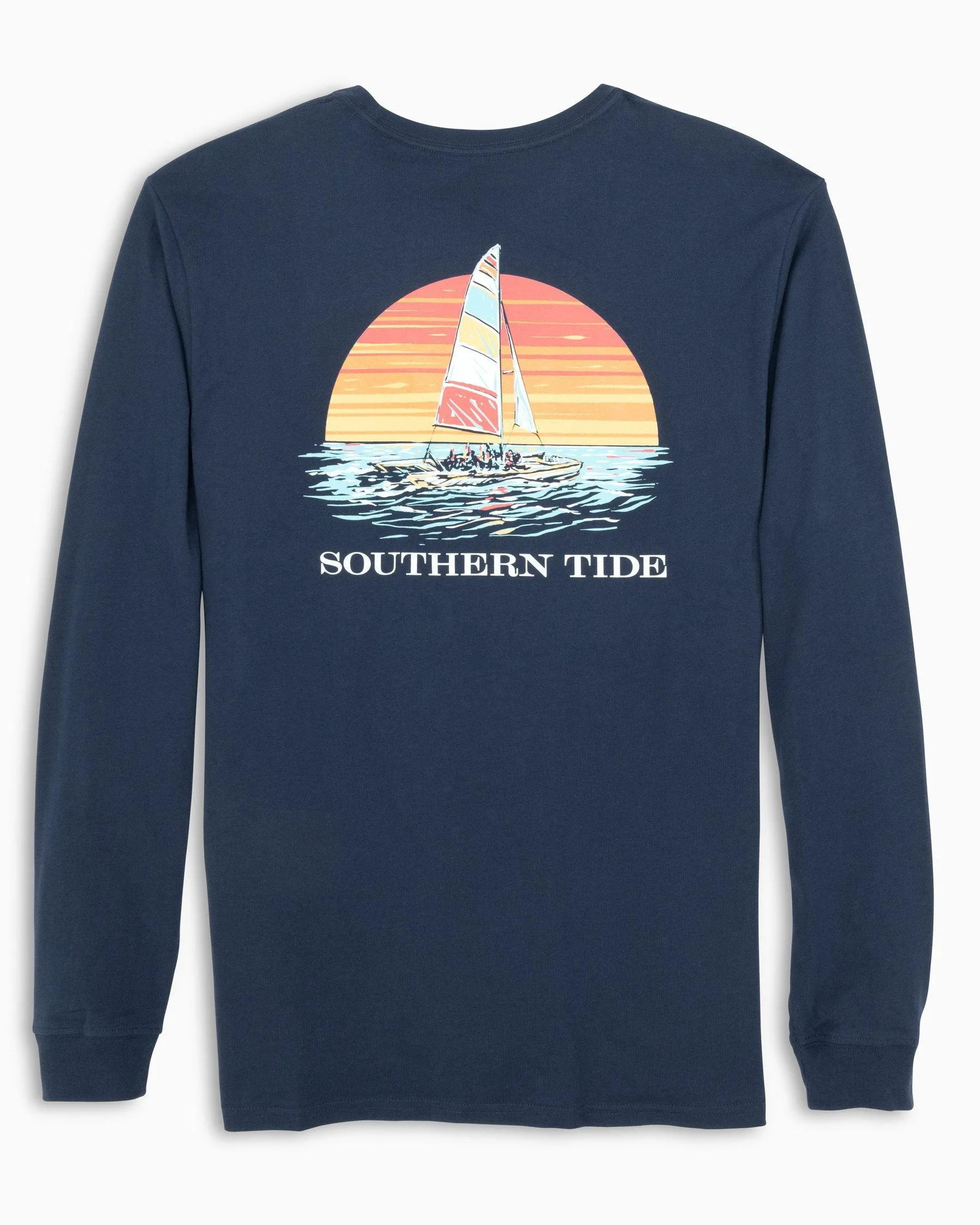 Sunset Silhouette Long Sleeve T-Shirt sold by Southern Tide product image thumbnail 2