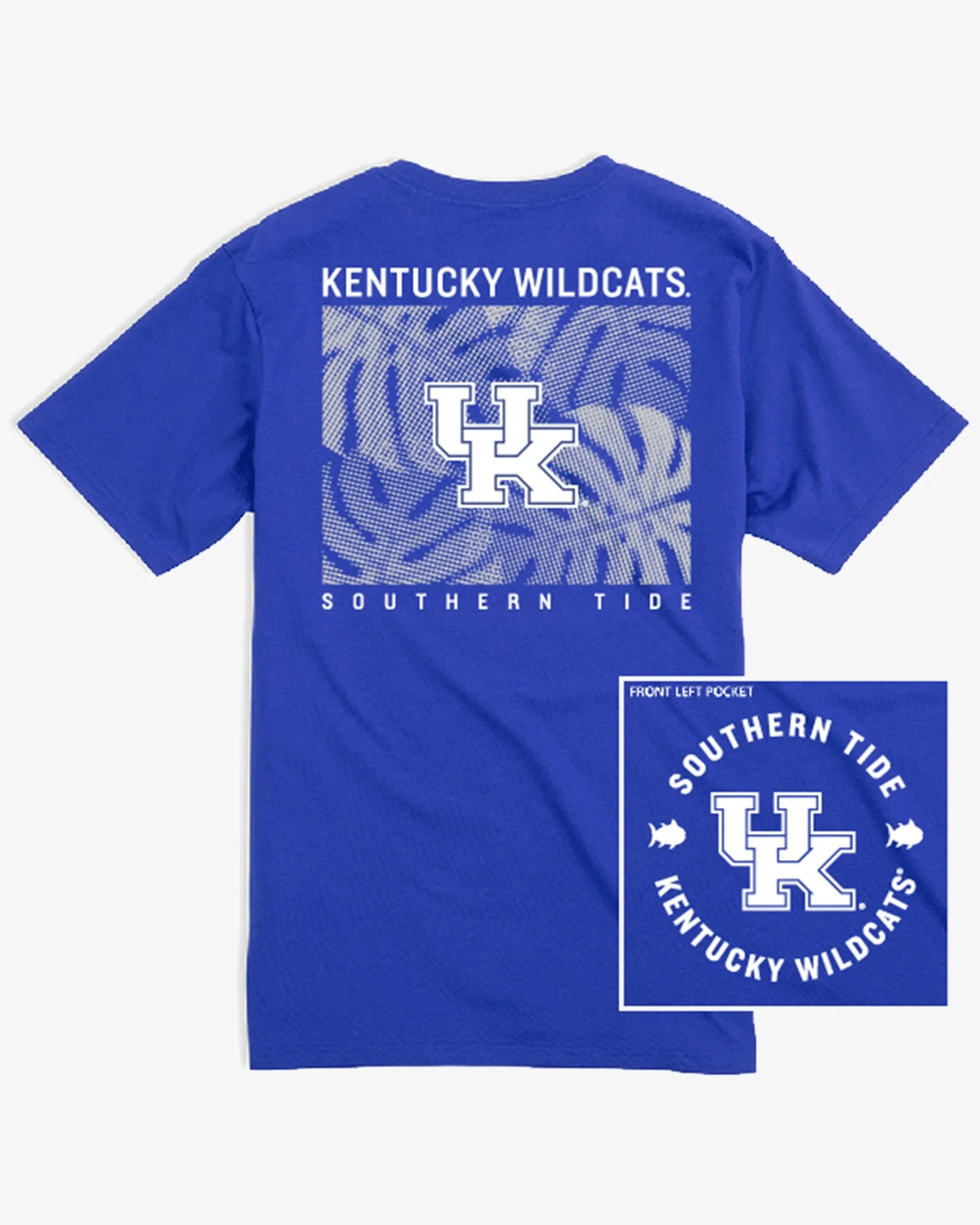 Kentucky Wildcats Halftone Monstera T-Shirt sold by Southern Tide