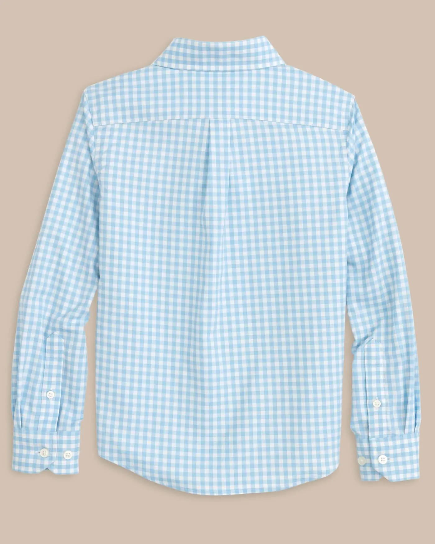 Boys Long Sleeve Hartwell Plaid Sport Shirt sold by Southern Tide product image thumbnail 3