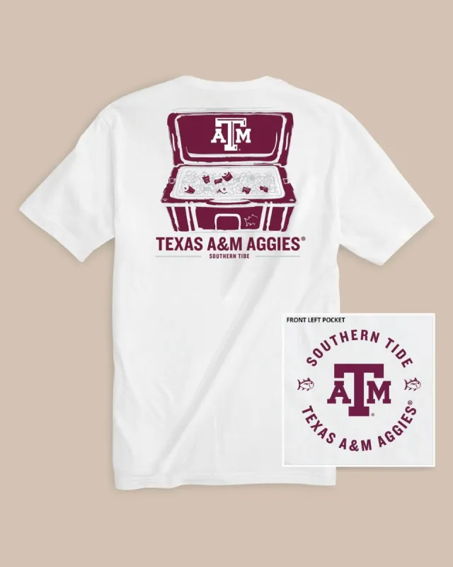 Texas A&M Aggies Cooler Short Sleeve T-Shirt sold by Southern Tide