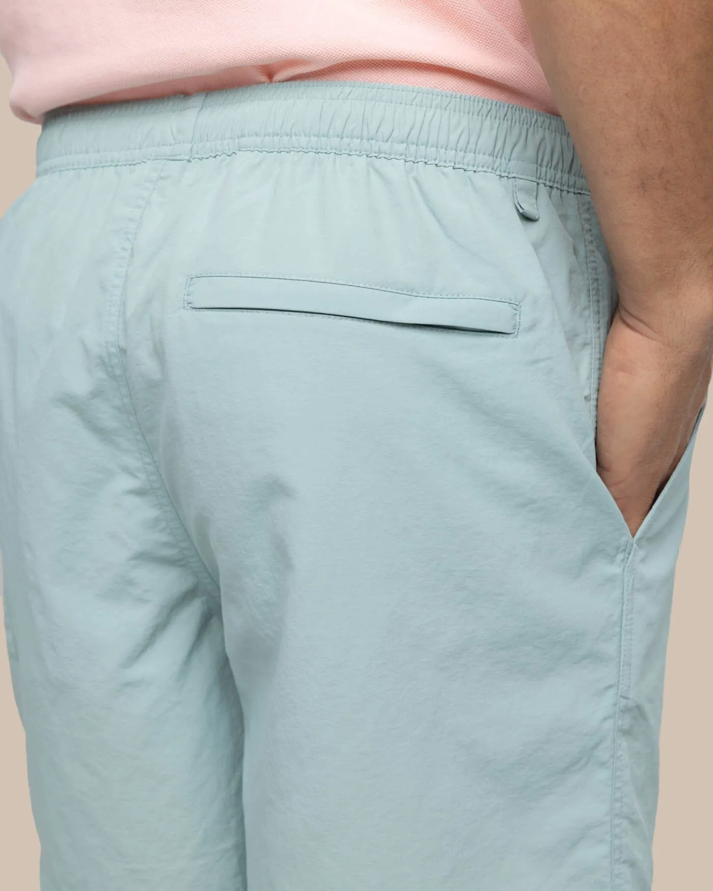 Shoreline 6" Nylon Short - Green Surf sold by Southern Tide product image thumbnail 3