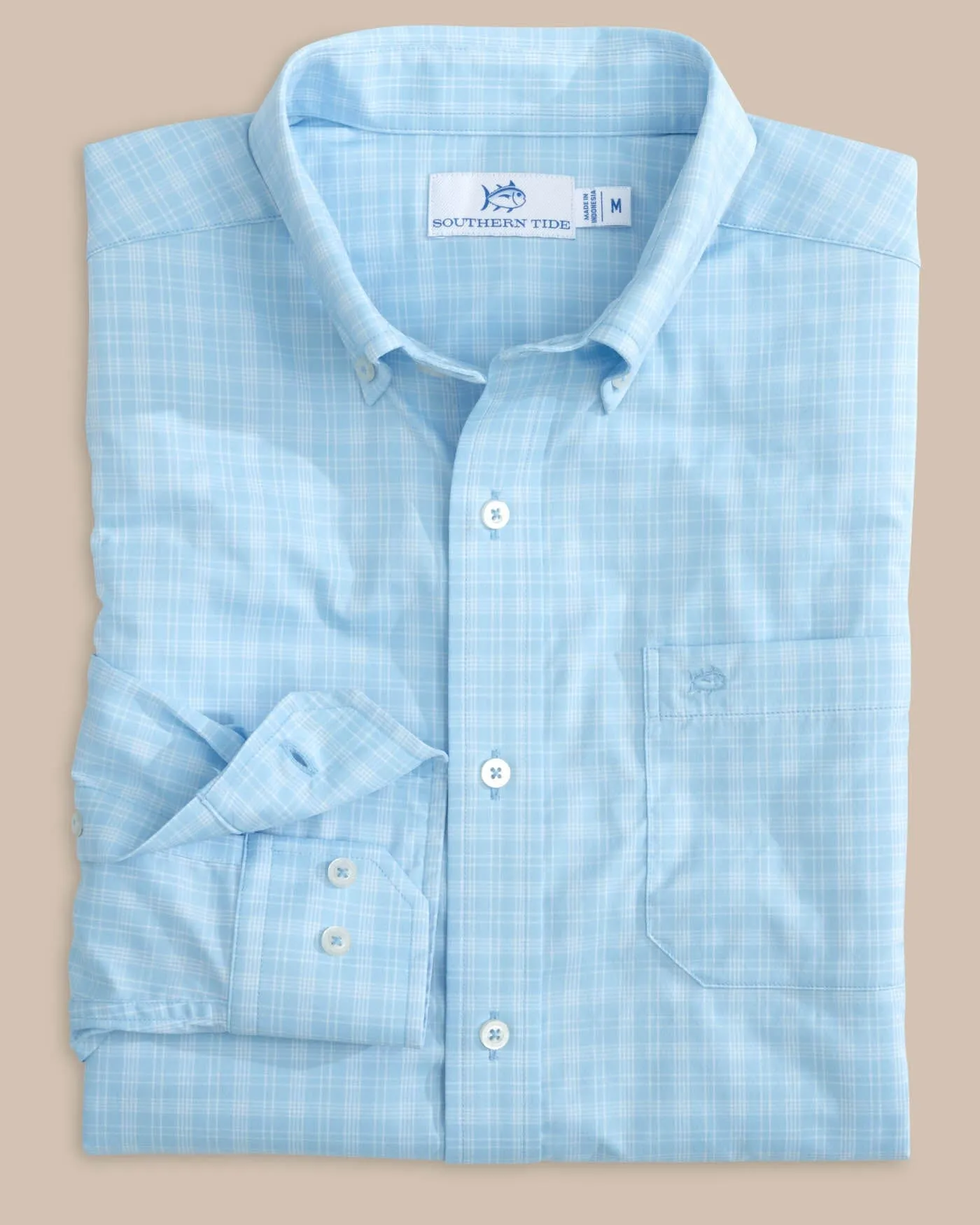 brrr°® Intercoastal Pettigru Plaid Long Sleeve Sport Shirt sold by Southern Tide product image thumbnail 5