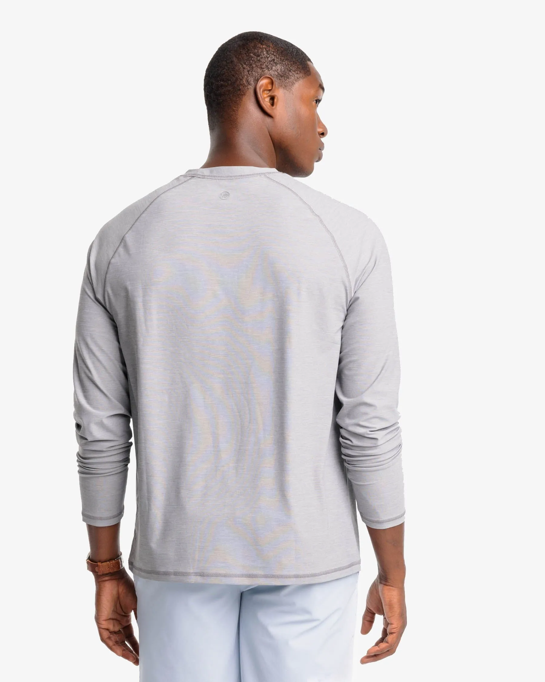 brrr°®-illiant Performance Long Sleeve T-Shirt - Steel Grey sold by Southern Tide product image thumbnail 2