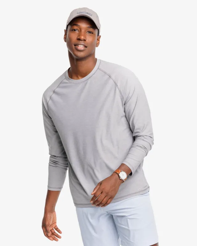 brrr°®-illiant Performance Long Sleeve T-Shirt - Steel Grey sold by Southern Tide