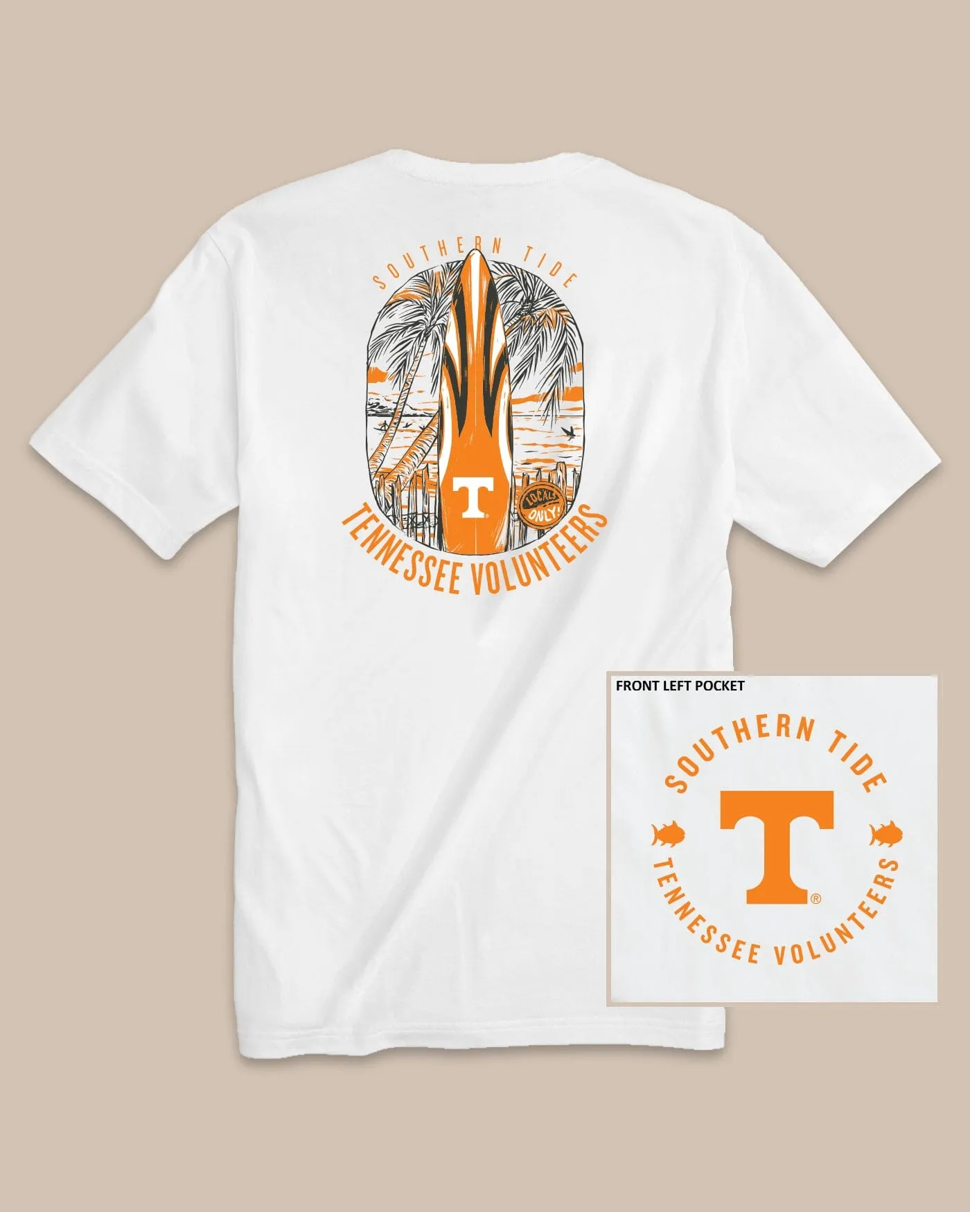 Tennessee Vols Gameday Locals Only T-Shirt sold by Southern Tide