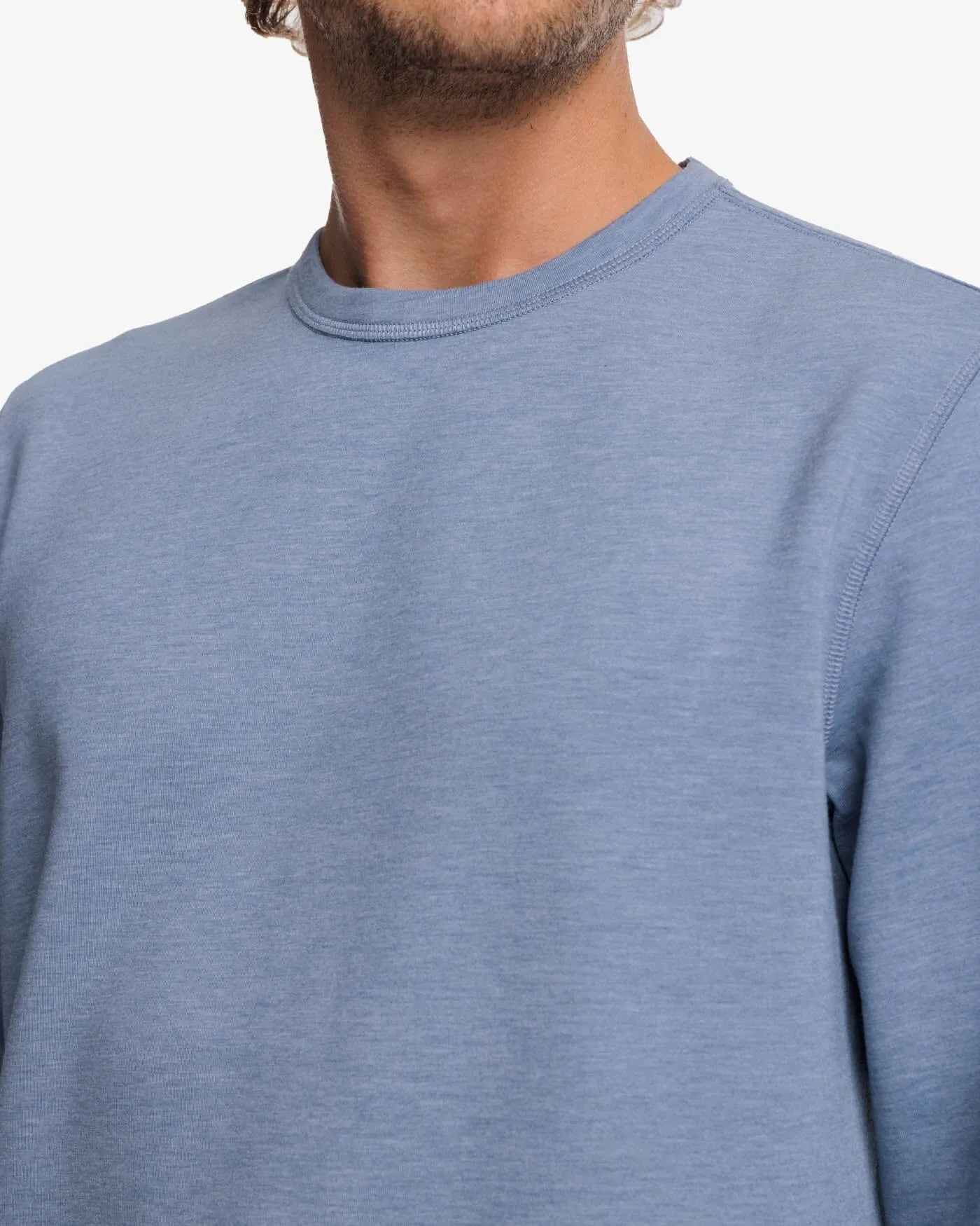 Lockley Heather Interlock Crew sold by Southern Tide product image thumbnail 2