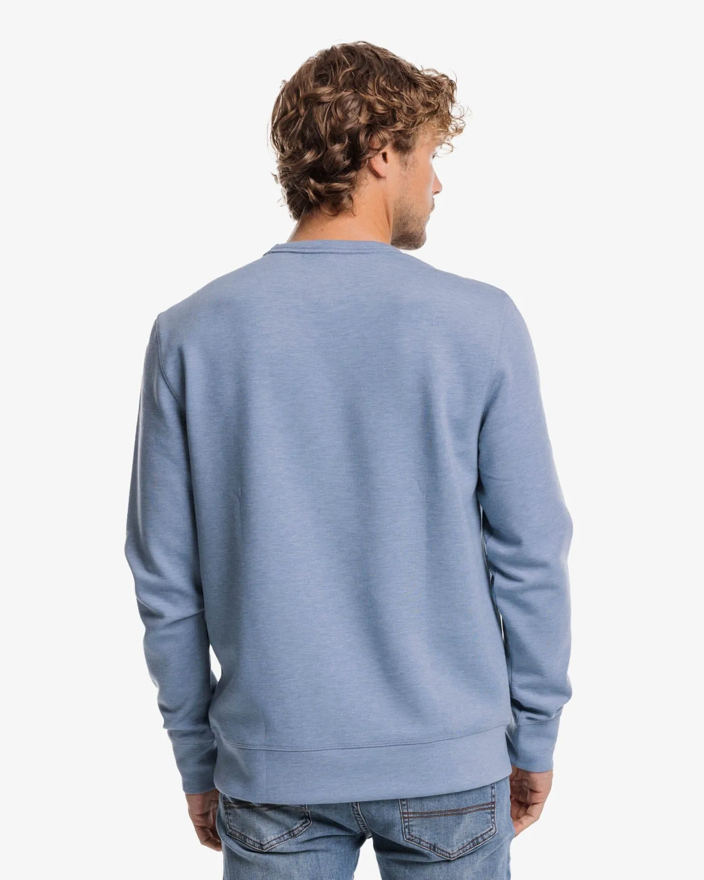 Lockley Heather Interlock Crew sold by Southern Tide product image thumbnail 4
