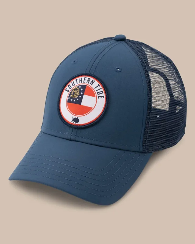 Georgia Patch Performance Trucker Hat sold by Southern Tide
