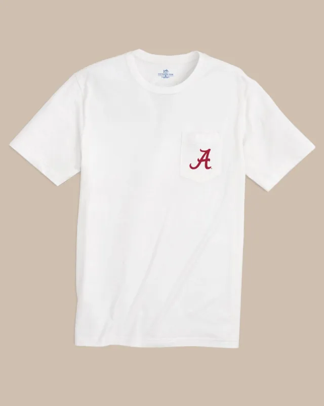 Alabama Crimson Tide Gameday Embroidered Short Sleeve T-Shirt sold by Southern Tide