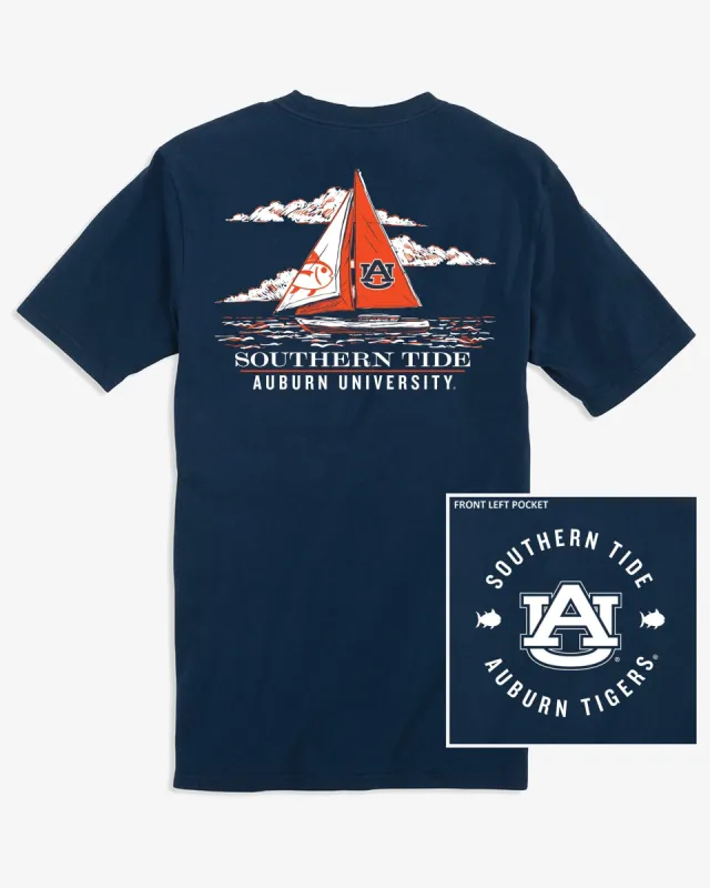 Auburn Tigers Skipjack Sailing T-Shirt sold by Southern Tide