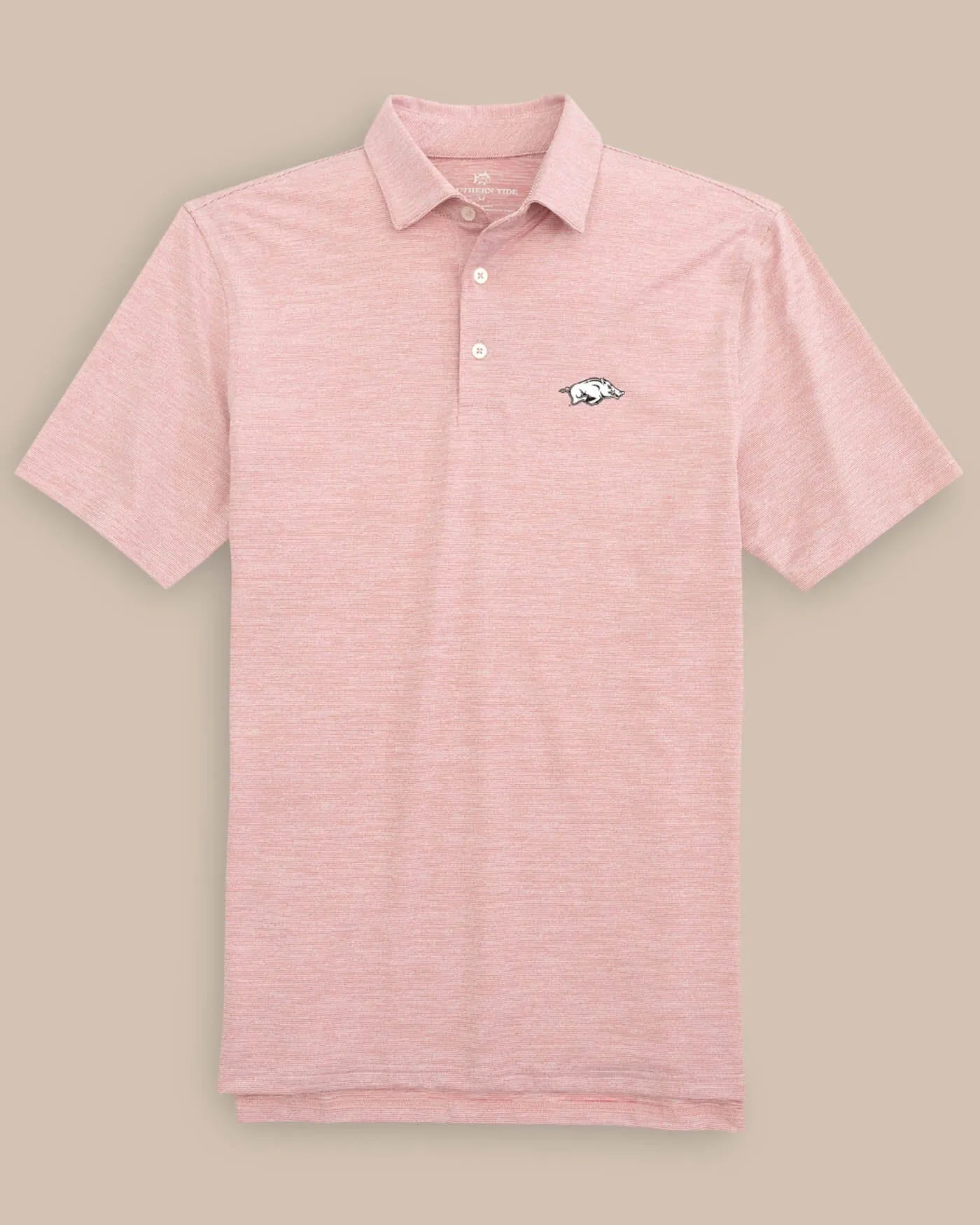 Arkansas Razorbacks Driver Spacedye Polo Shirt sold by Southern Tide