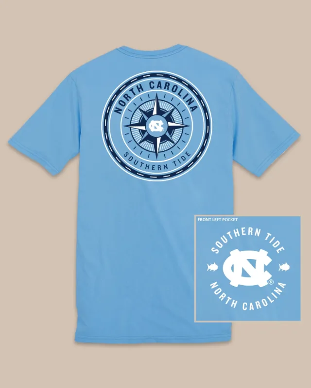North Carolina Tar Heels Gameday Collegiate Compass T-Shirt sold by Southern Tide