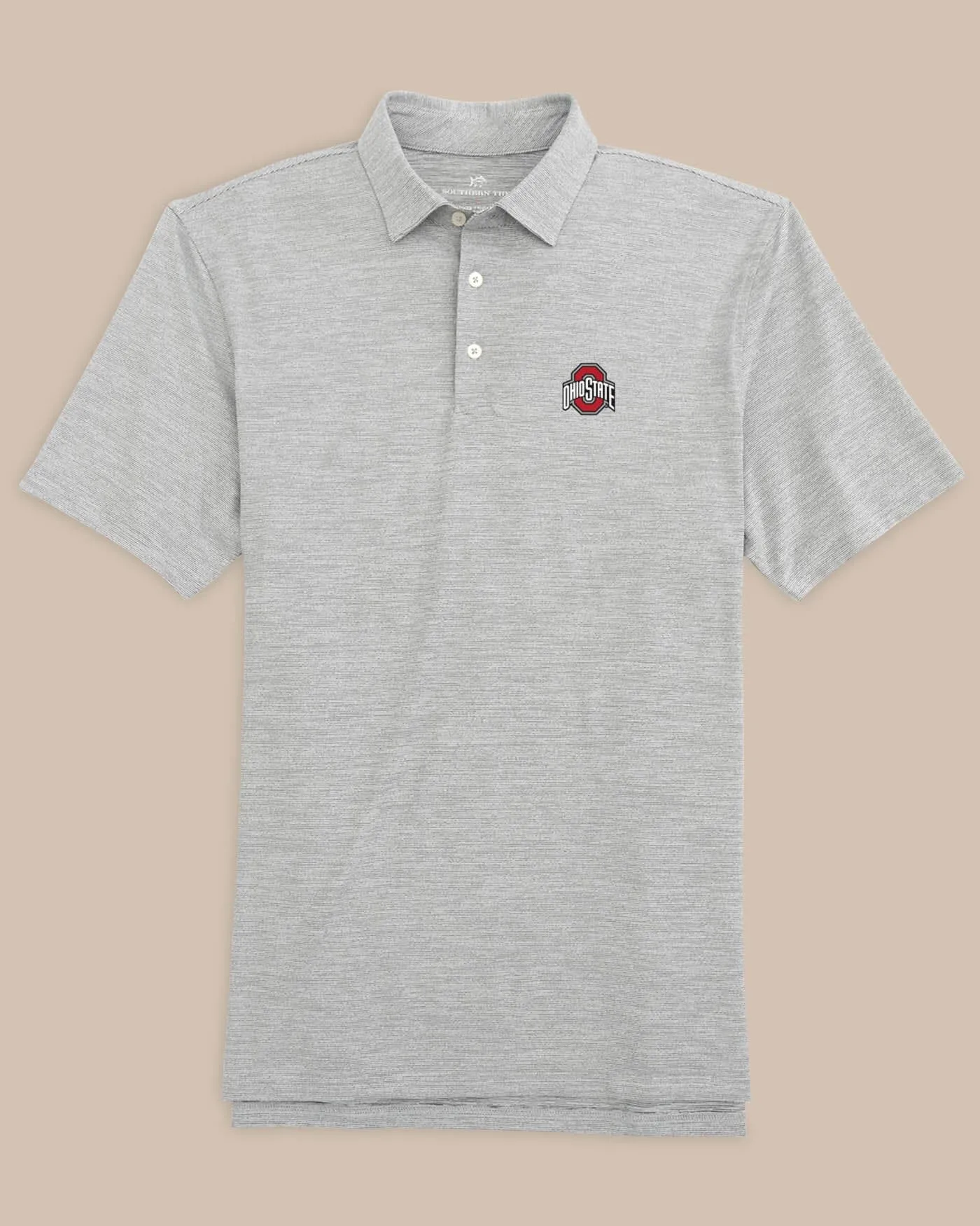 Ohio State Buckeyes Driver Spacedye Polo Shirt sold by Southern Tide