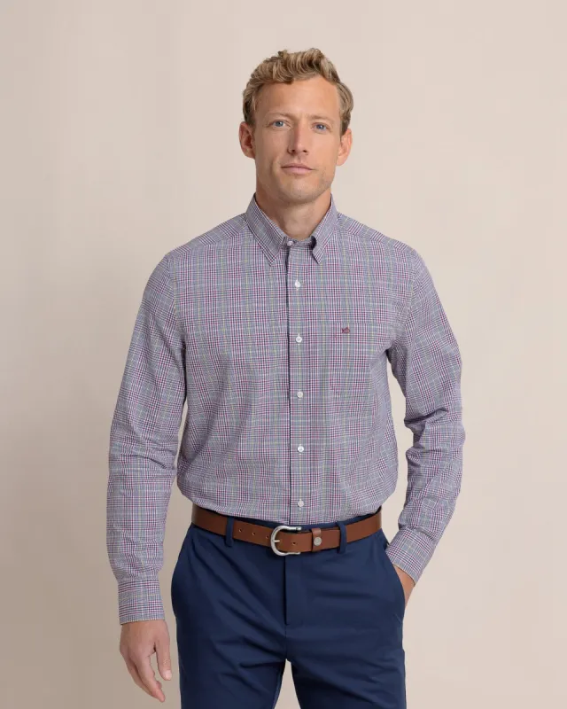 Charleston Brunswick Plaid Long Sleeve Sport Shirt sold by Southern Tide