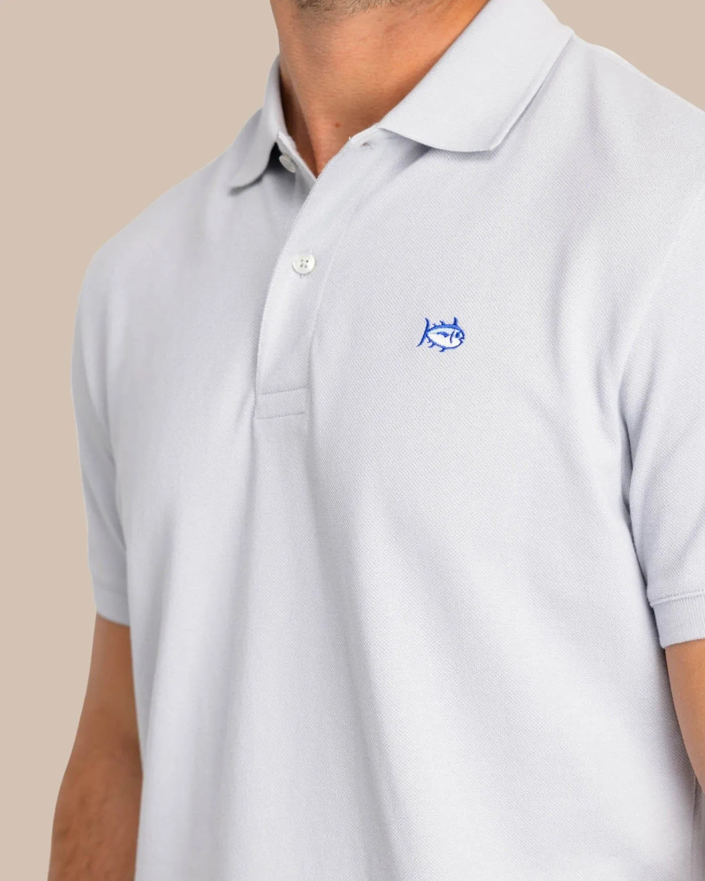 Skipjack Polo Shirt - Slate Grey sold by Southern Tide product image thumbnail 2