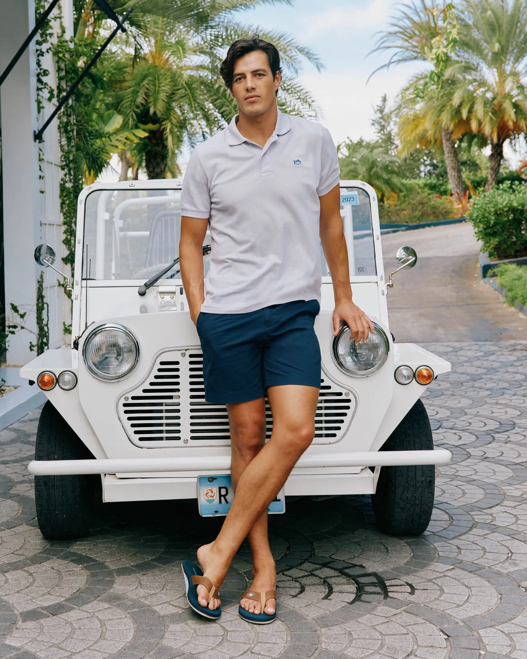 Skipjack Polo Shirt - Slate Grey sold by Southern Tide product image thumbnail 4