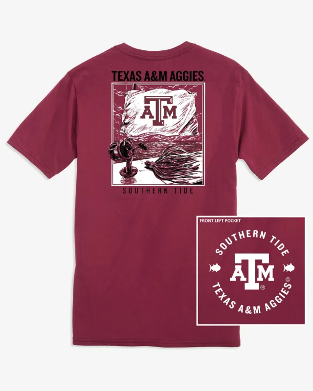 Texas A&M Aggies Fishing Flag T-Shirt sold by Southern Tide