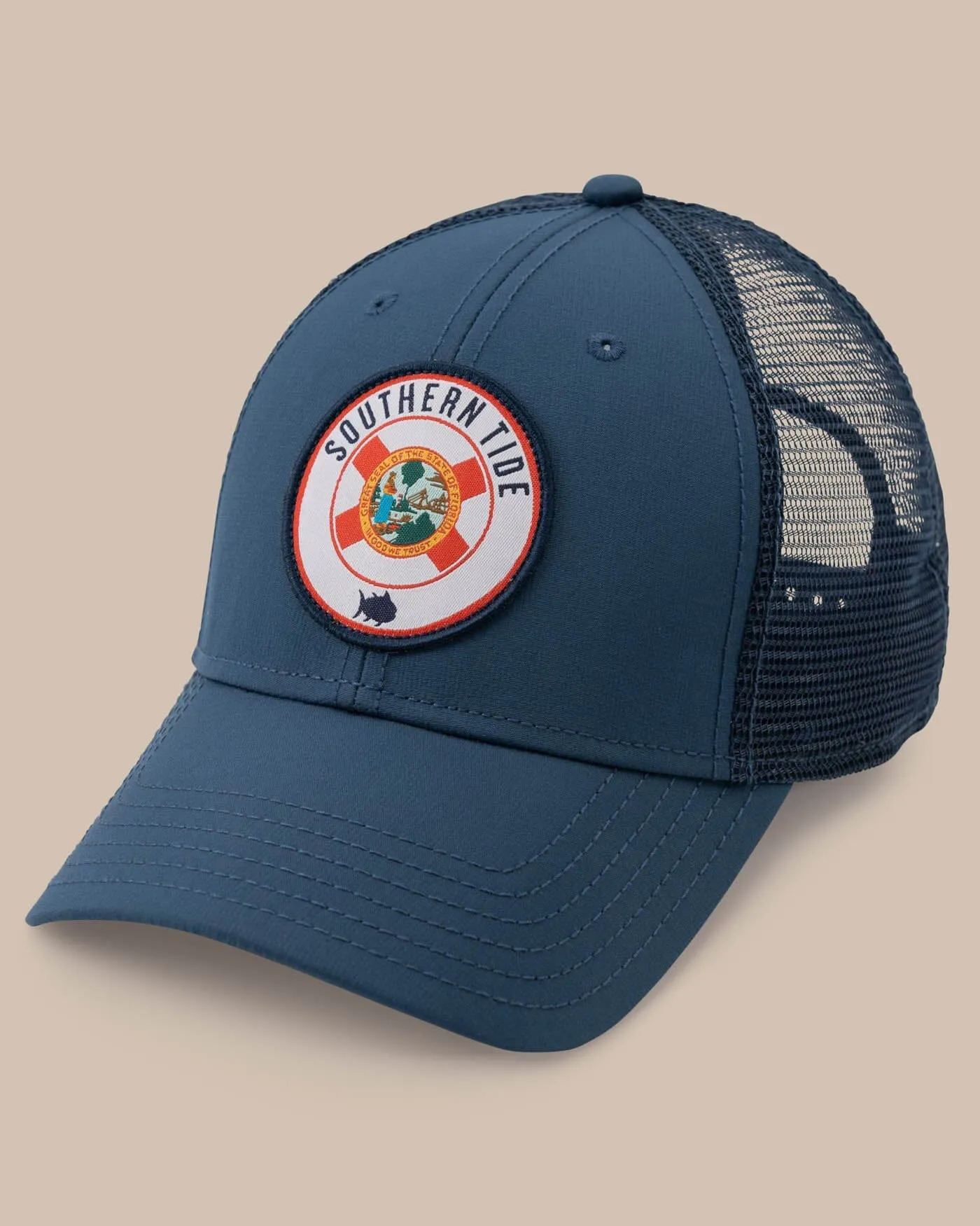 Florida Patch Performance Trucker Hat sold by Southern Tide