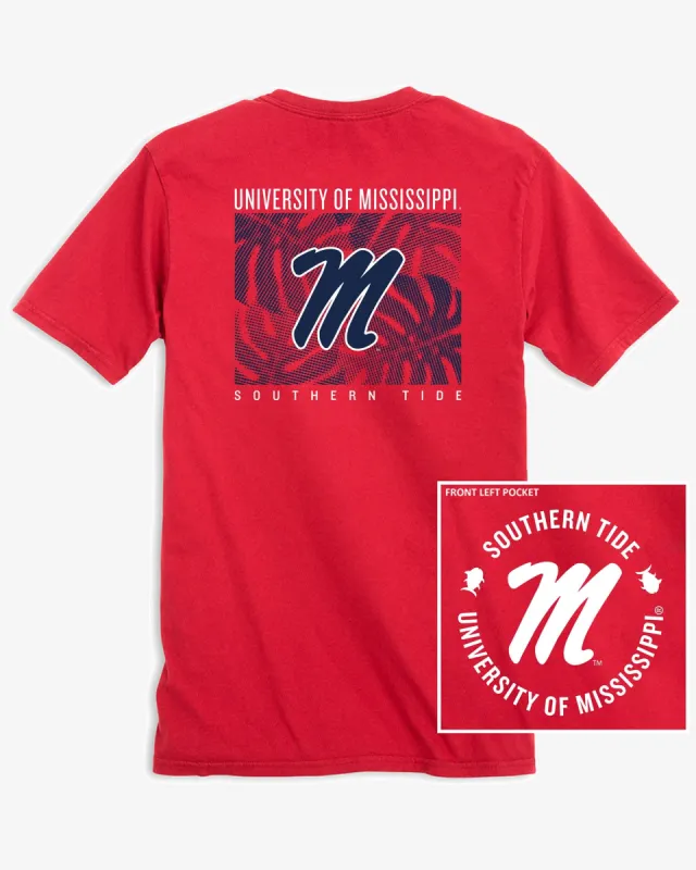 Ole Miss Rebels Halftone Monstera T-Shirt sold by Southern Tide