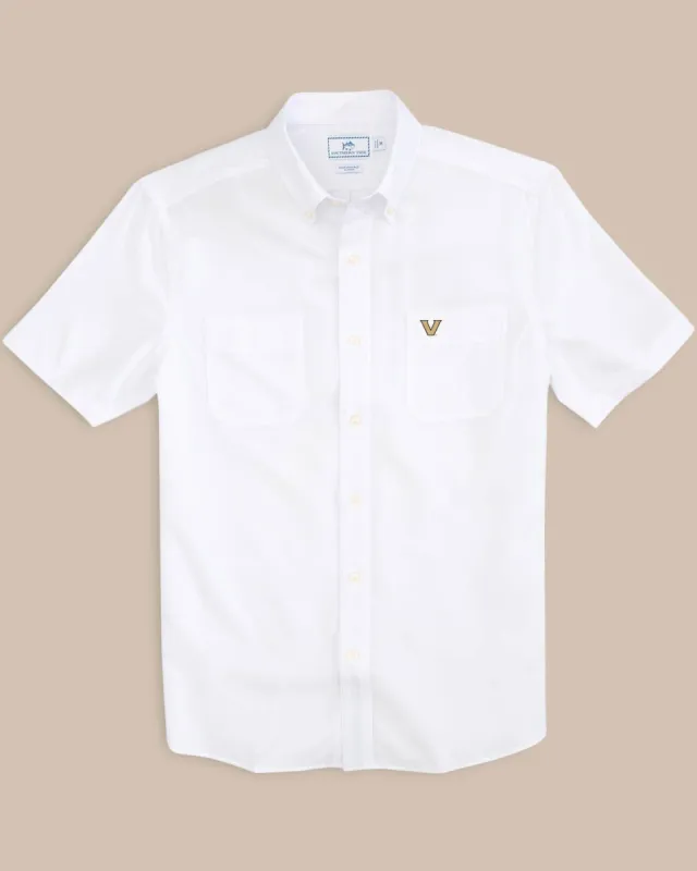 Vanderbilt Commodores Short Sleeve Button Down Dock Shirt sold by Southern Tide
