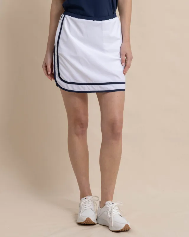Elaina Golf Skort sold by Southern Tide