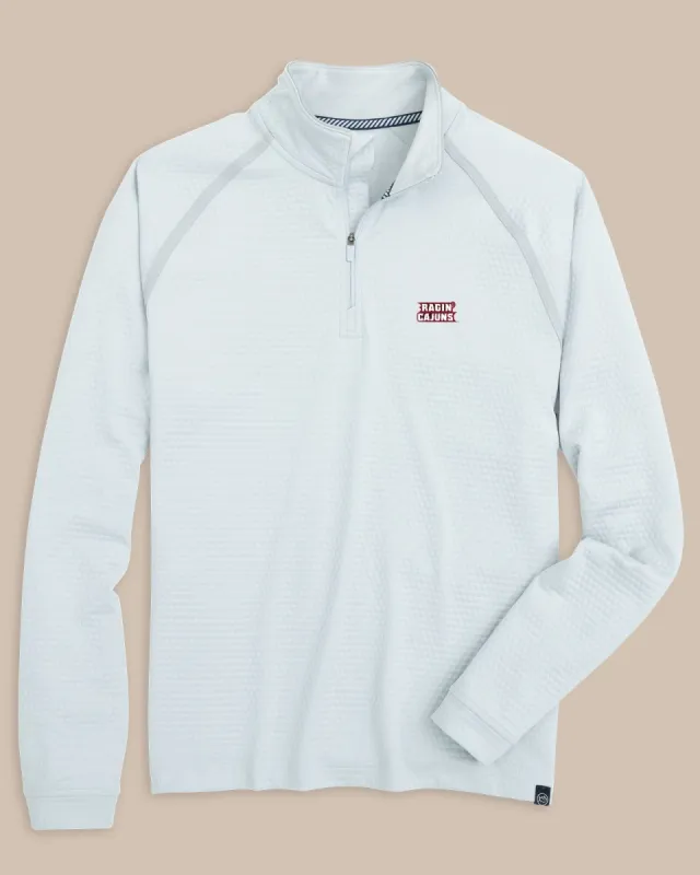 University of Louisiana-Lafayette Scuttle Heather Quarter Zip sold by Southern Tide