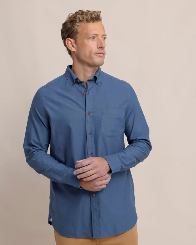 East Coast Oxford Long Sleeve Sport Shirt sold by Southern Tide