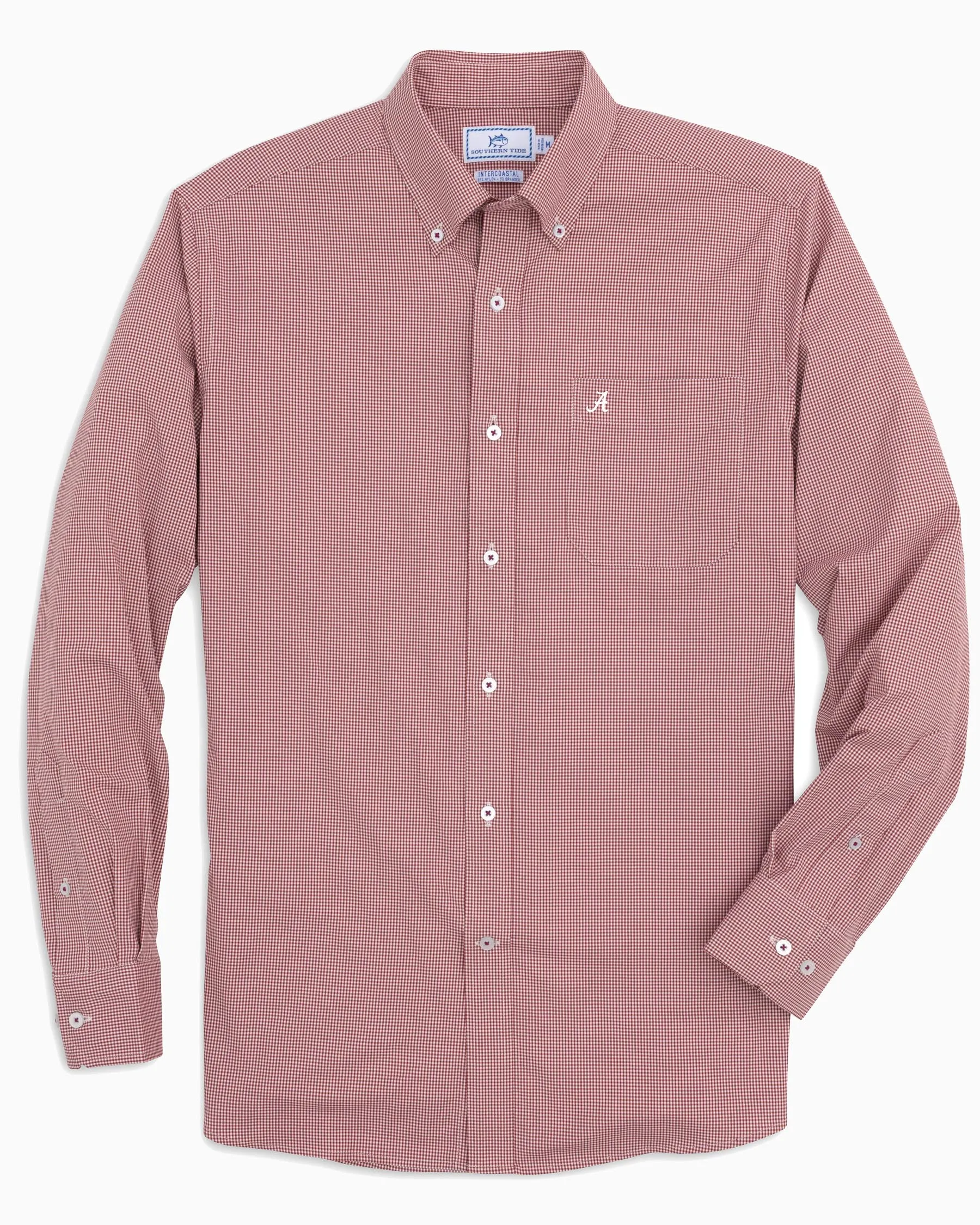 Alabama Crimson Tide Gingham Button Down Shirt sold by Southern Tide product image thumbnail 2