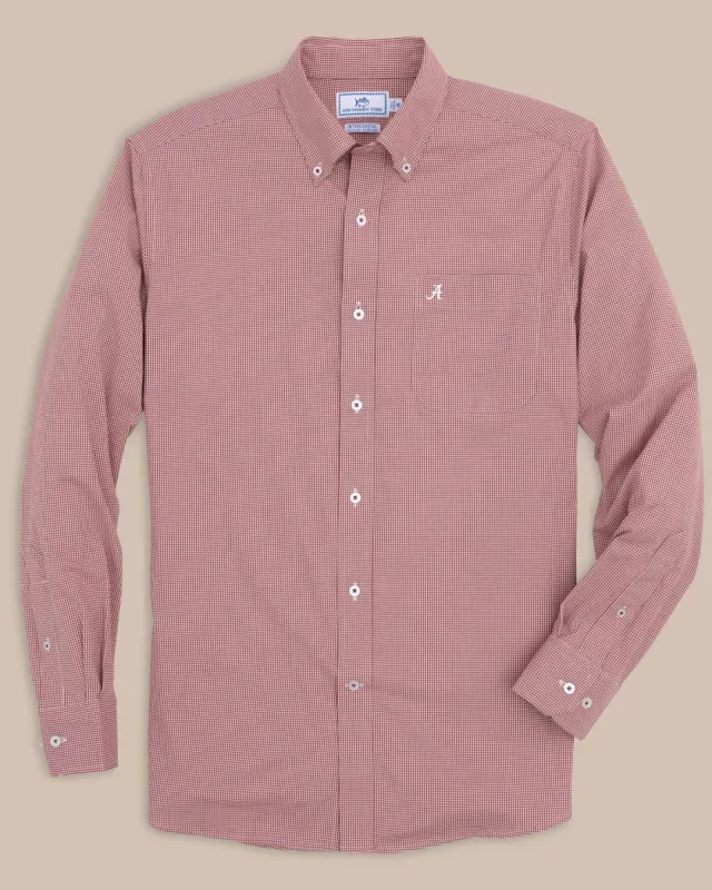 Alabama Crimson Tide Gingham Button Down Shirt sold by Southern Tide