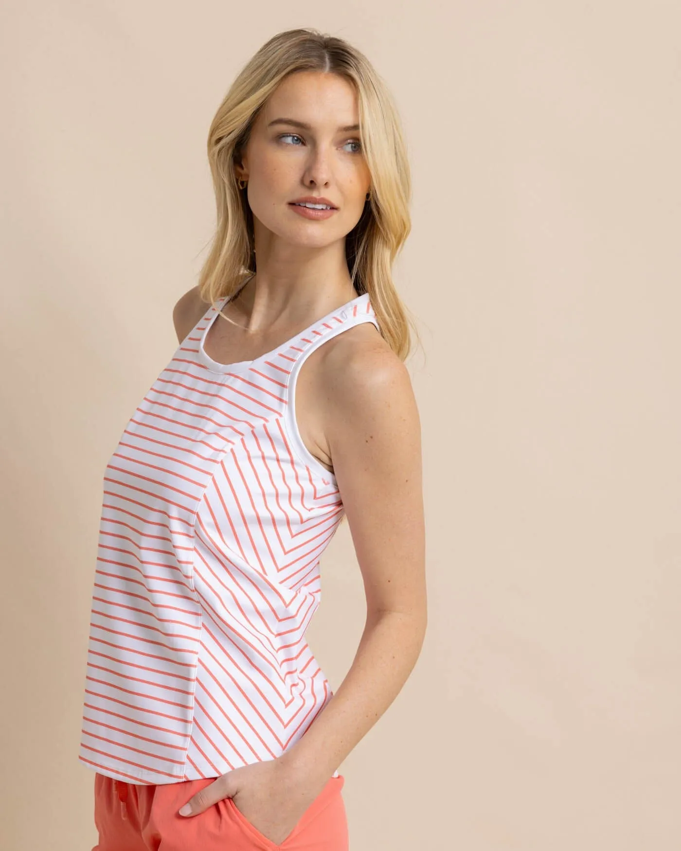 Myra Stripe Racerback Tank sold by Southern Tide product image thumbnail 3