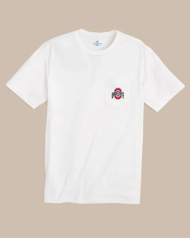 Ohio State Buckeyes Gameday Embroidered Short Sleeve T-Shirt sold by Southern Tide