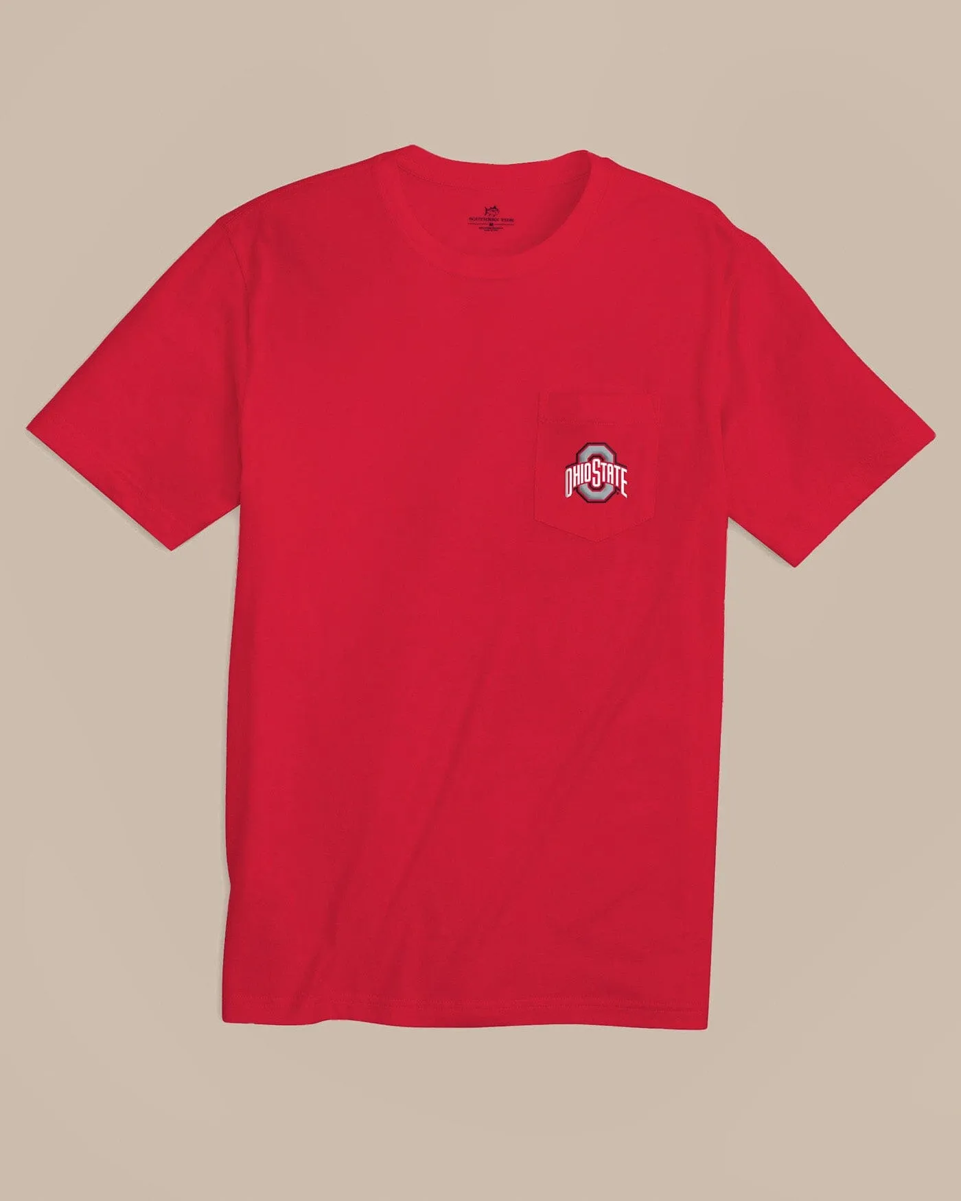 Ohio State Buckeyes Gameday Embroidered Short Sleeve T-Shirt sold by Southern Tide product image thumbnail 2